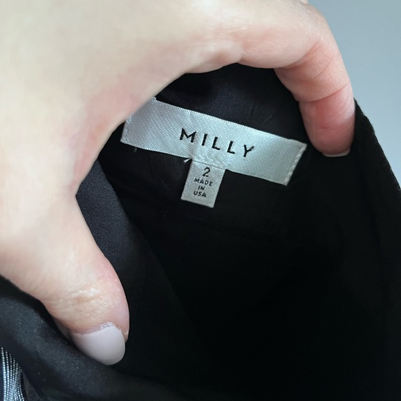 Milly Black and White striped skirt - size 2 - Picture 7 of 9